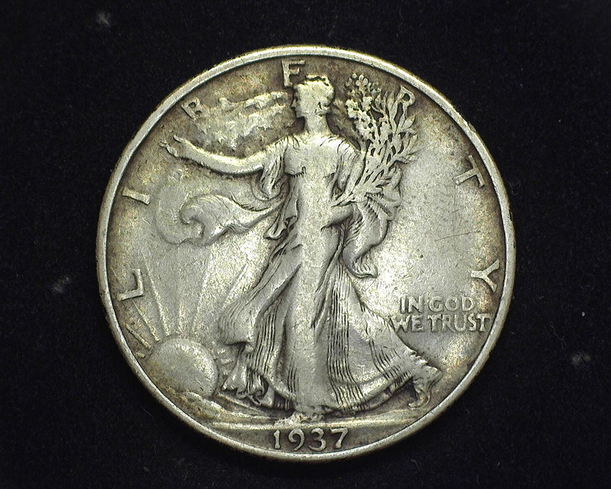 1937 Walking Liberty Half Dollar VF - US Coin