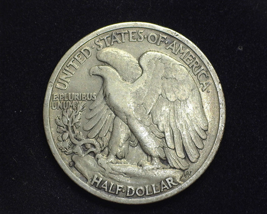 1937 S Walking Liberty Half Dollar VF - US Coin