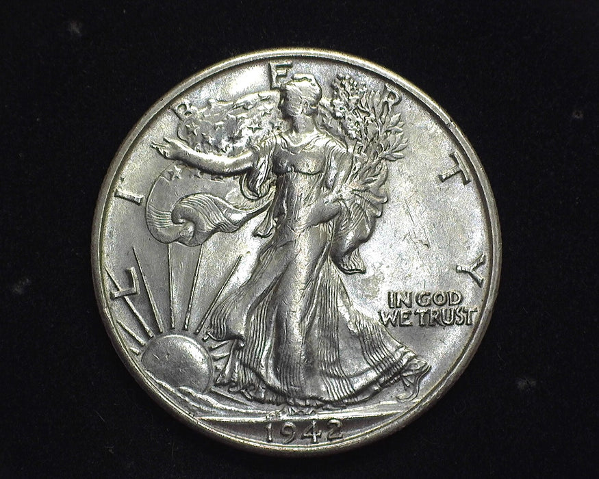 1942 S Walking Liberty Half Dollar AU - US Coin