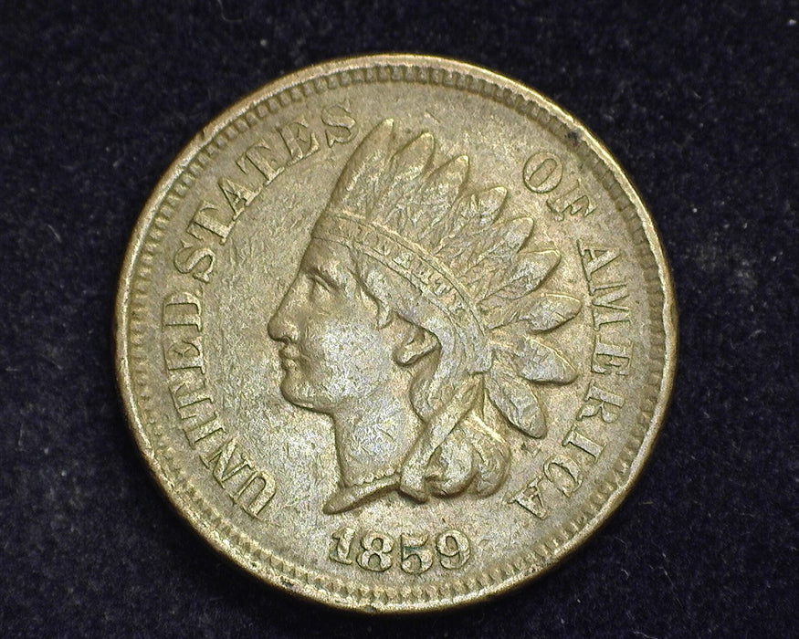 1859 Indian Head Penny/Cent VF - US Coin