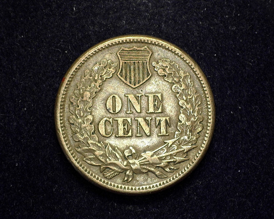 1860 Rounded Bust Indian Head Penny/Cent XF - US Coin