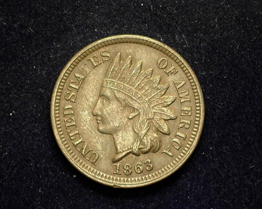 1863 Indian Head Penny/Cent XF - US Coin