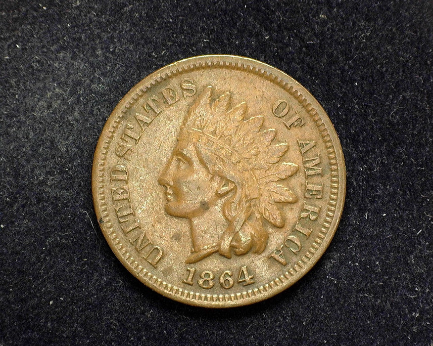 1864 L Indian Head Penny/Cent XF - US Coin