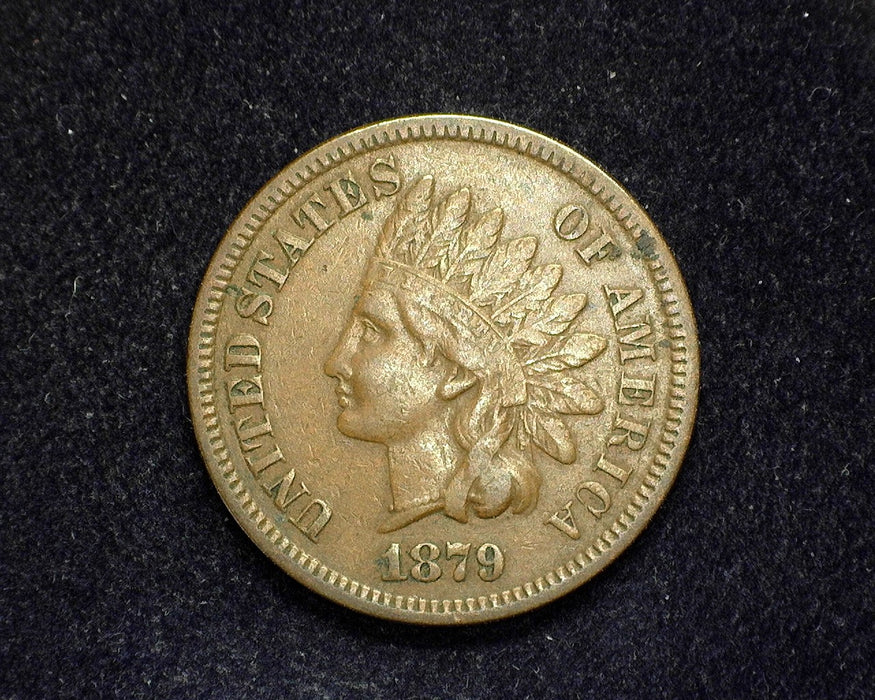 1879 Indian Head Penny/Cent F/VF - US Coin