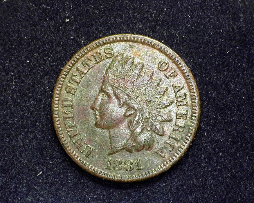 1881 Indian Head Penny/Cent VF - US Coin