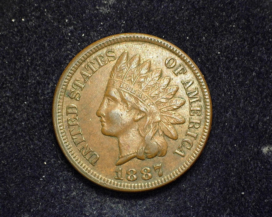 1887 Indian Head Penny/Cent XF - US Coin