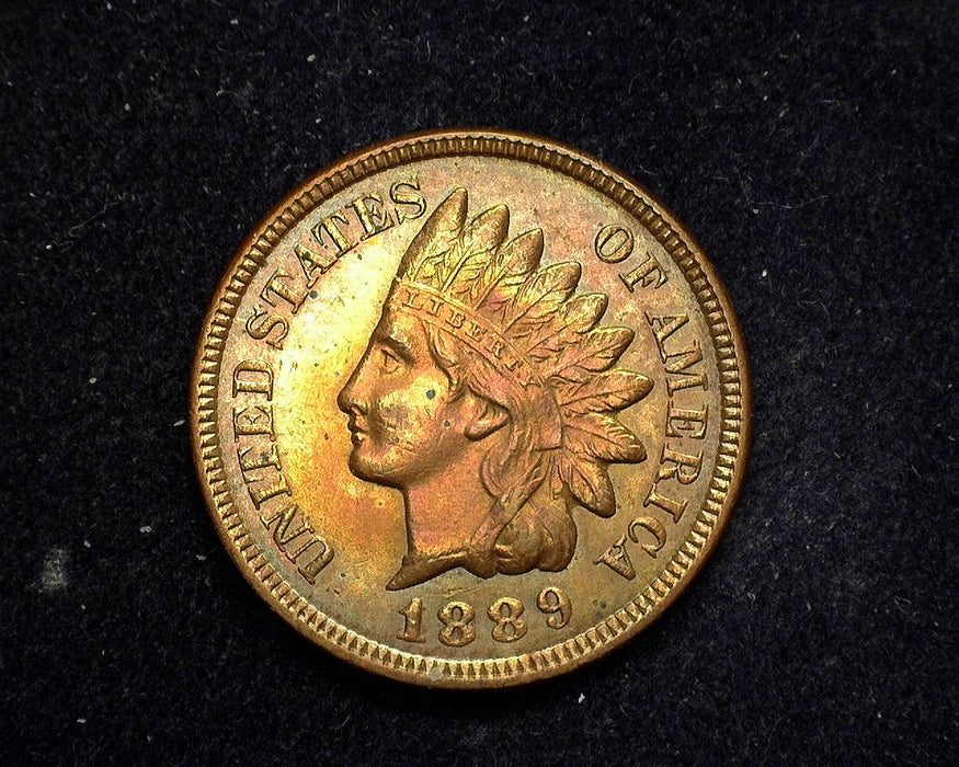 1889 Indian Head Penny/Cent AU - US Coin