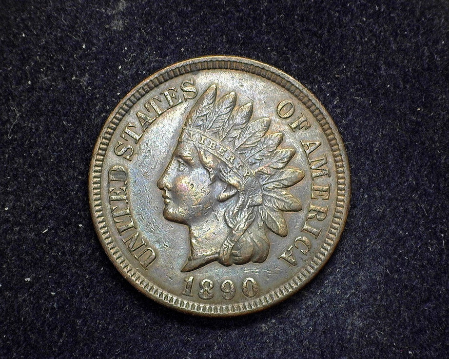 1890 Indian Head Penny/Cent XF - US Coin