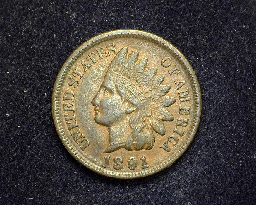 1891 Indian Head Penny/Cent XF - US Coin