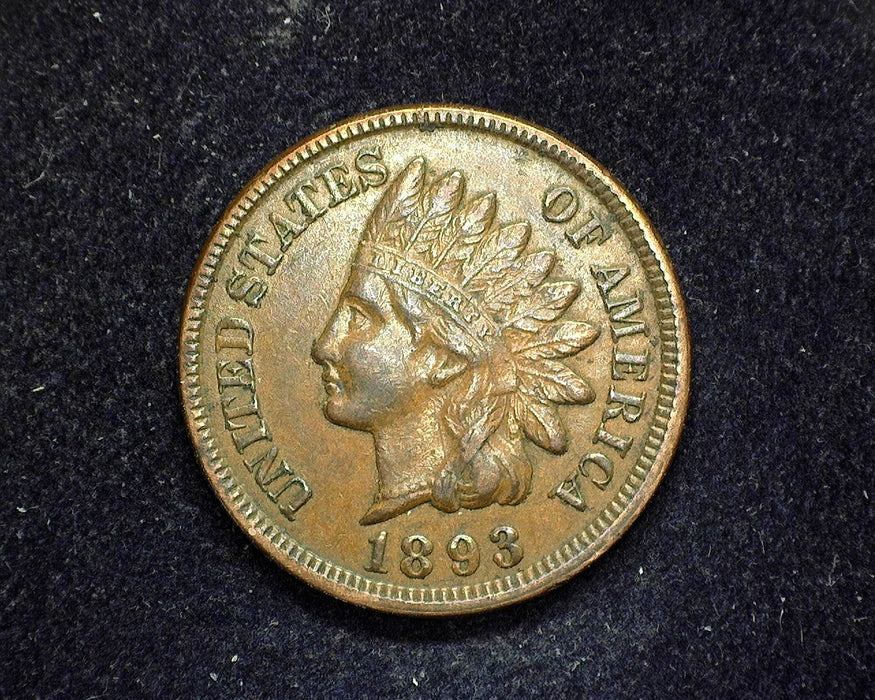 1893 Indian Head Penny/Cent XF - US Coin