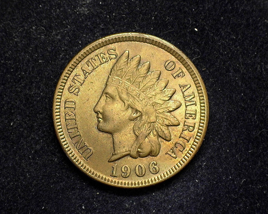 1906 Indian Head Penny/Cent XF - US Coin