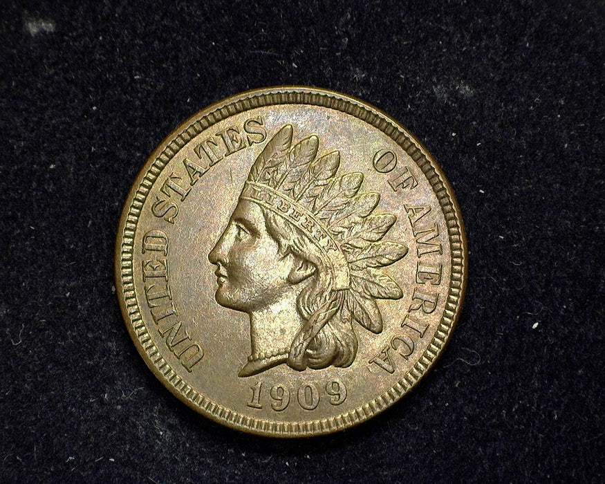 1909 Indian Head Penny/Cent AU - US Coin