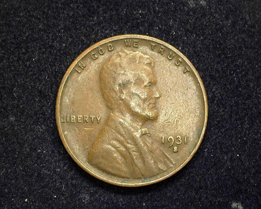 1931 S Lincoln Wheat Penny/Cent Vf/Xf - US Coin