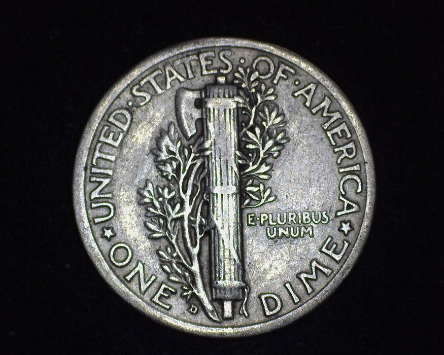 1916 D Mercury Dime F - US Coin