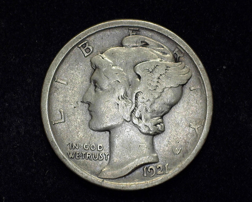 1921 D Mercury Dime VG - US Coin