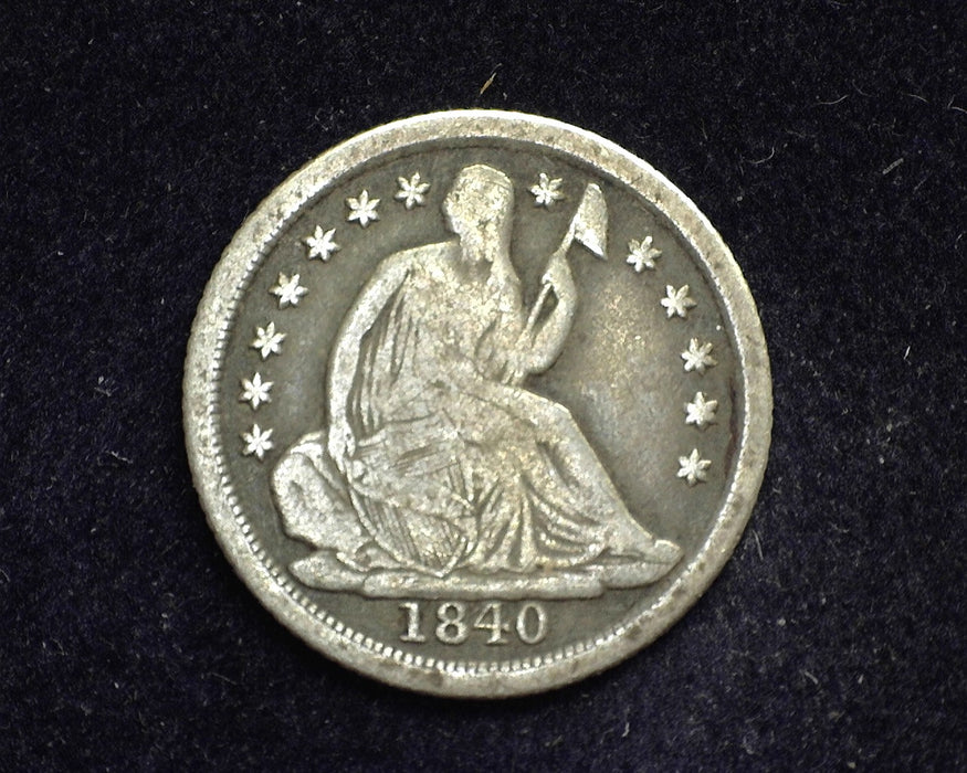 1840 O Liberty Seated Half Dime VG - US Coin