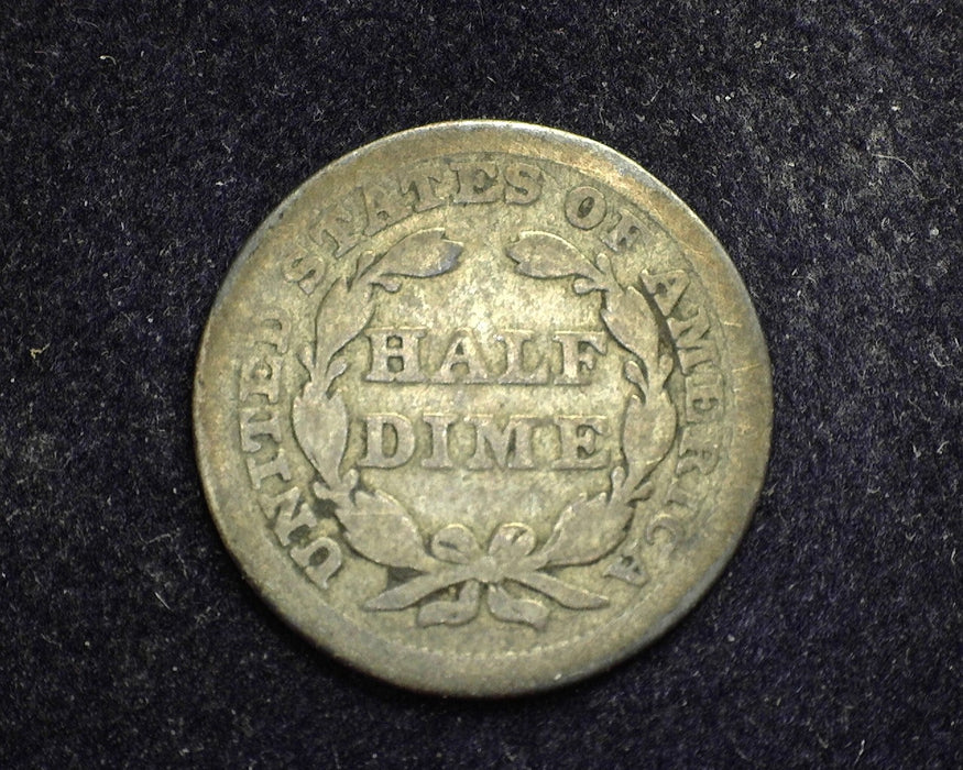 1857 Liberty Seated Half Dime G - US Coin