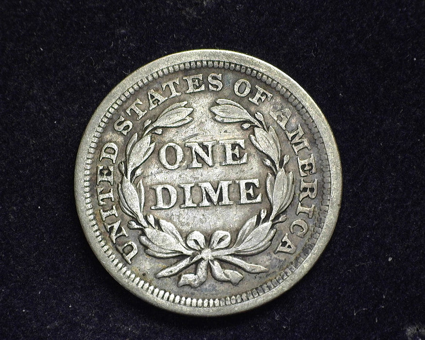 1856 Liberty Seated Dime F - US Coin