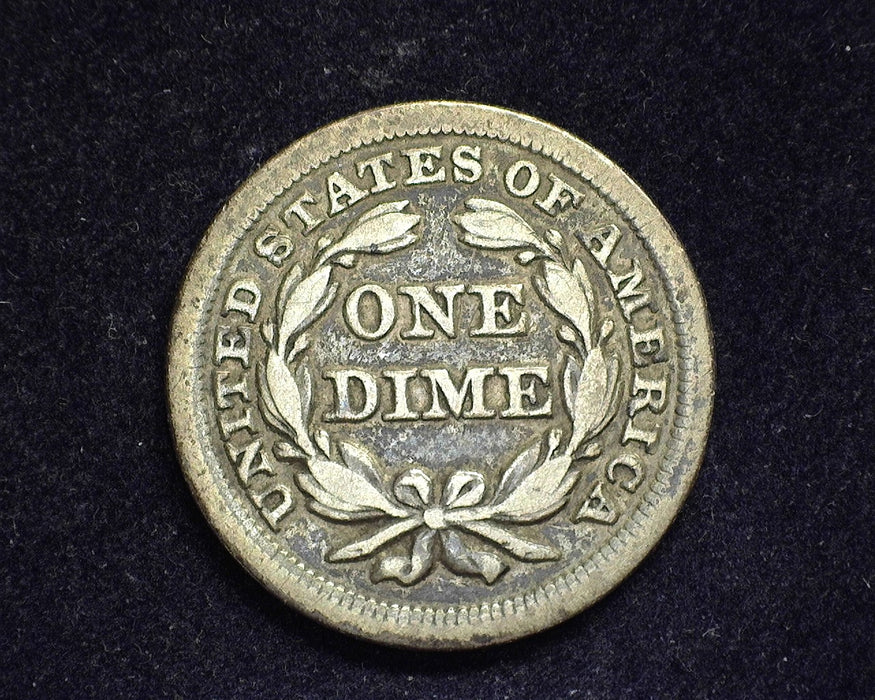 1856 Liberty Seated Dime F - US Coin