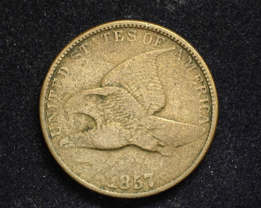 1857 Flying Eagle Penny/Cent VG - US Coin