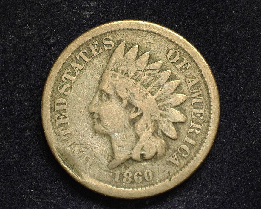 1860 Indian Head Penny/Cent VG - US Coin