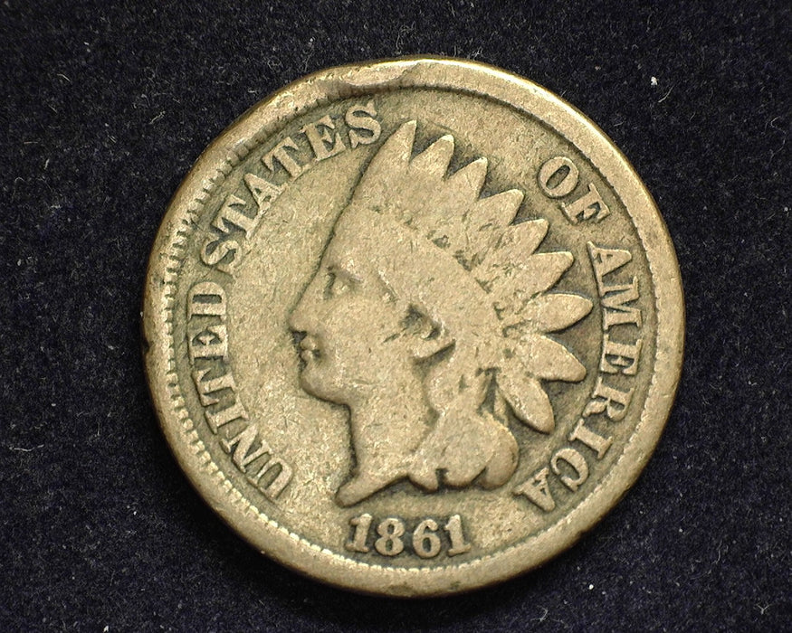 1861 Indian Head Penny/Cent G - US Coin