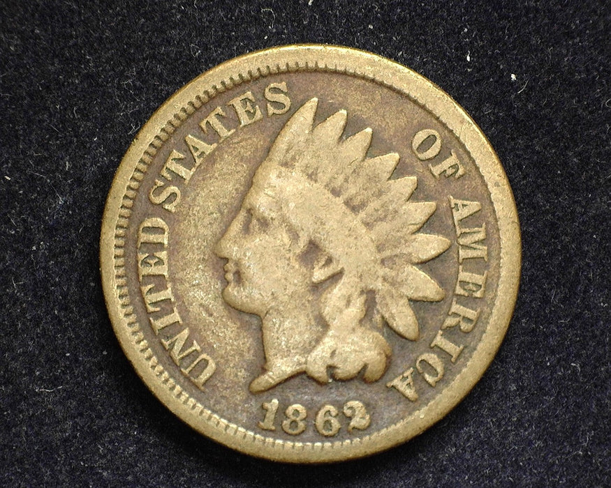 1862 Indian Head Penny/Cent G - US Coin