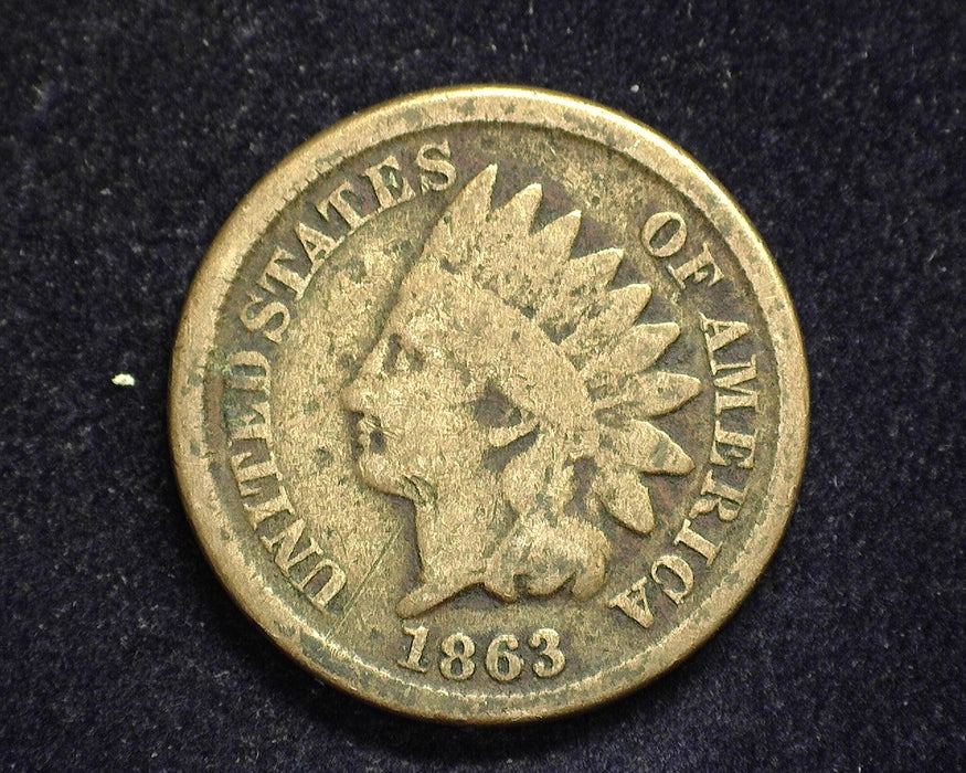 1863 Indian Head Penny/Cent G - US Coin