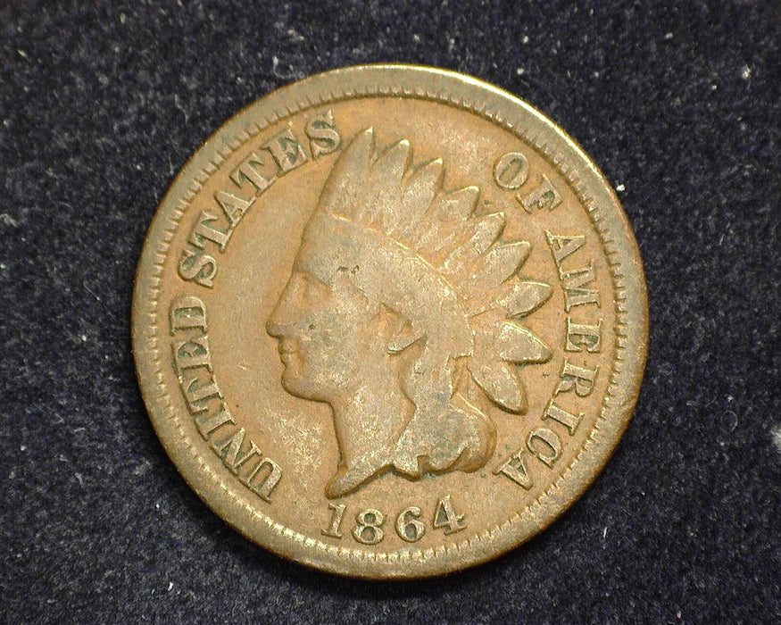 1864 Bronze Indian Head Penny/Cent G - US Coin