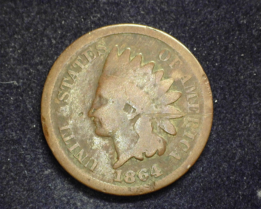 1864 Bronze Indian Head Penny/Cent G - US Coin