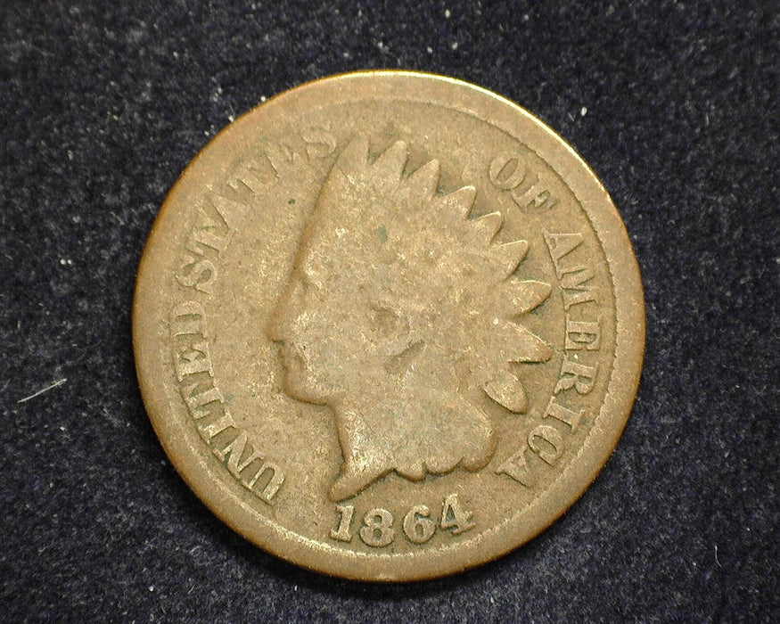 1864 Bronze Indian Head Penny/Cent G - US Coin