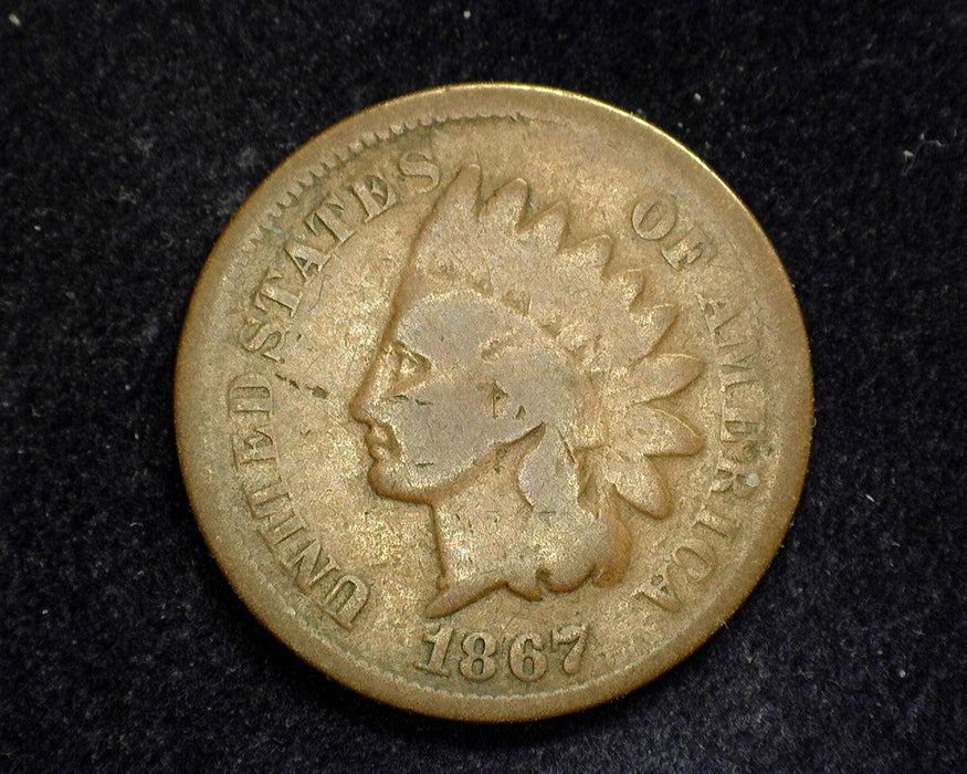 1867 Indian Head Penny/Cent G - US Coin