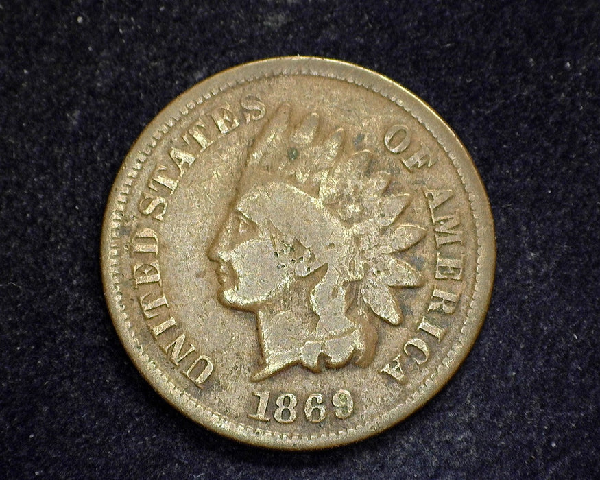 1869 Indian Head Penny/Cent G - US Coin