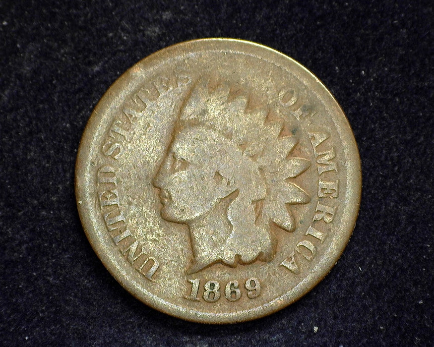 1869 Indian Head Penny/Cent G - US Coin