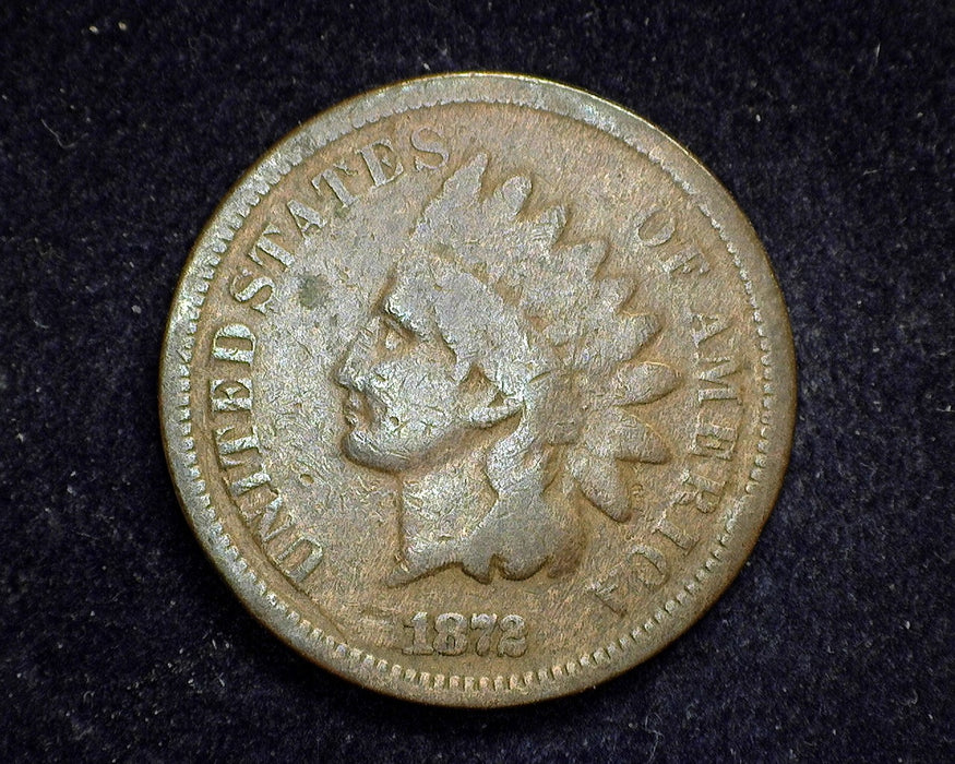 1872 Indian Head Penny/Cent G - US Coin