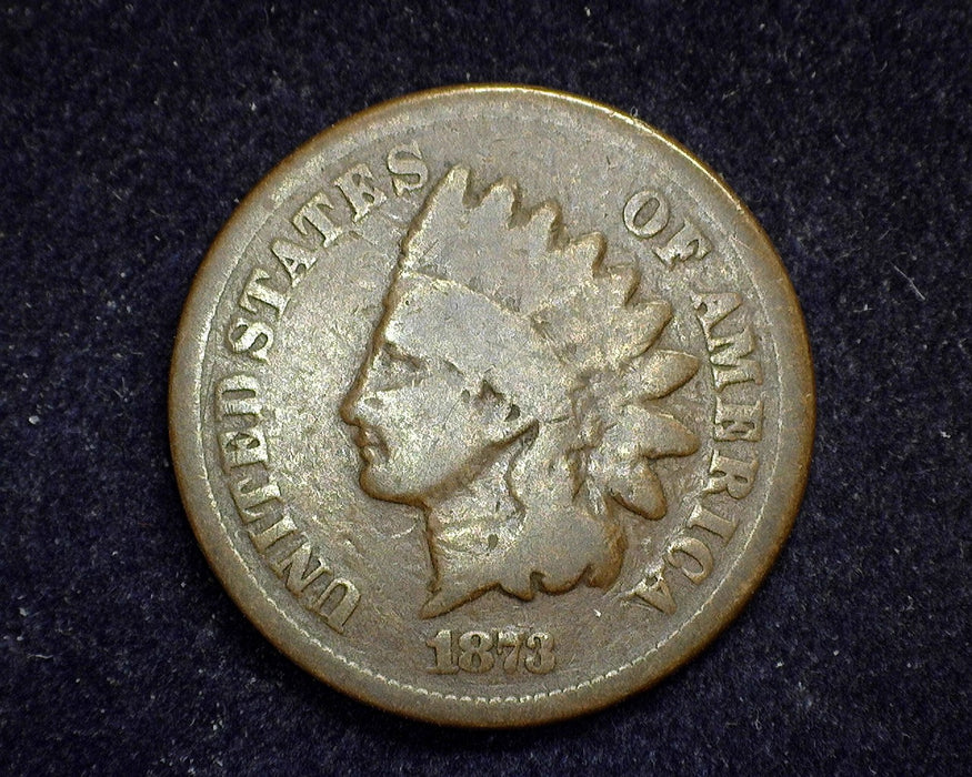 1873 Open 3 Indian Head Penny/Cent G - US Coin