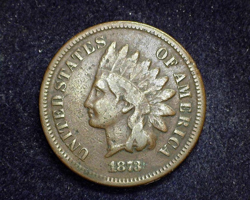 1873 Open 3 Indian Head Penny/Cent G - US Coin