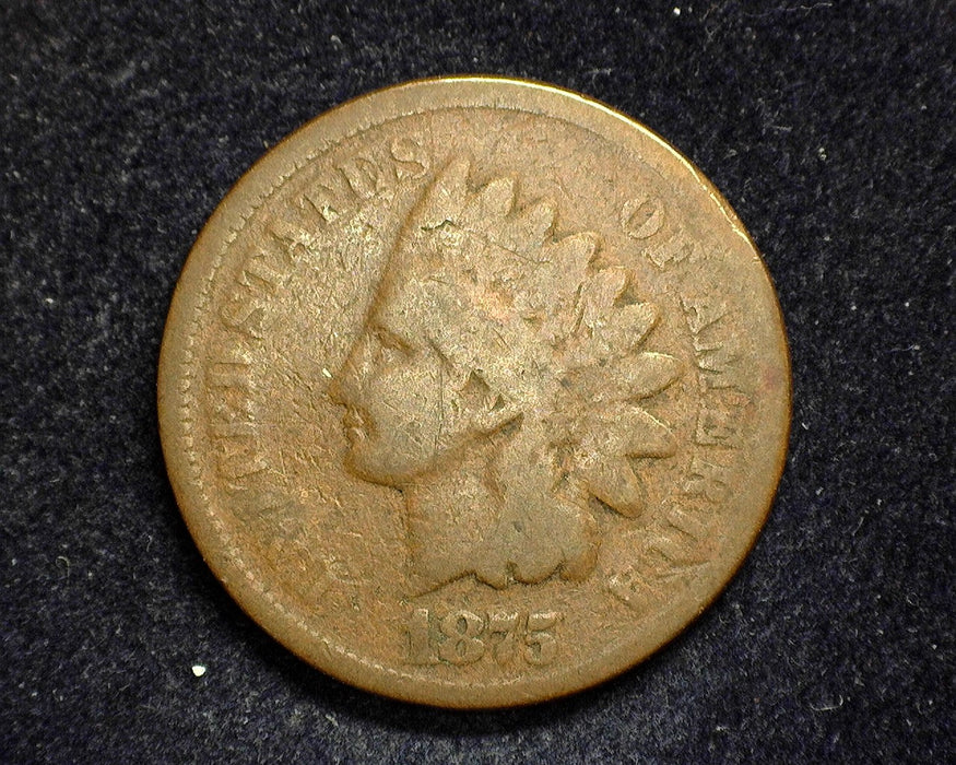 1875 Indian Head Penny/Cent G - US Coin