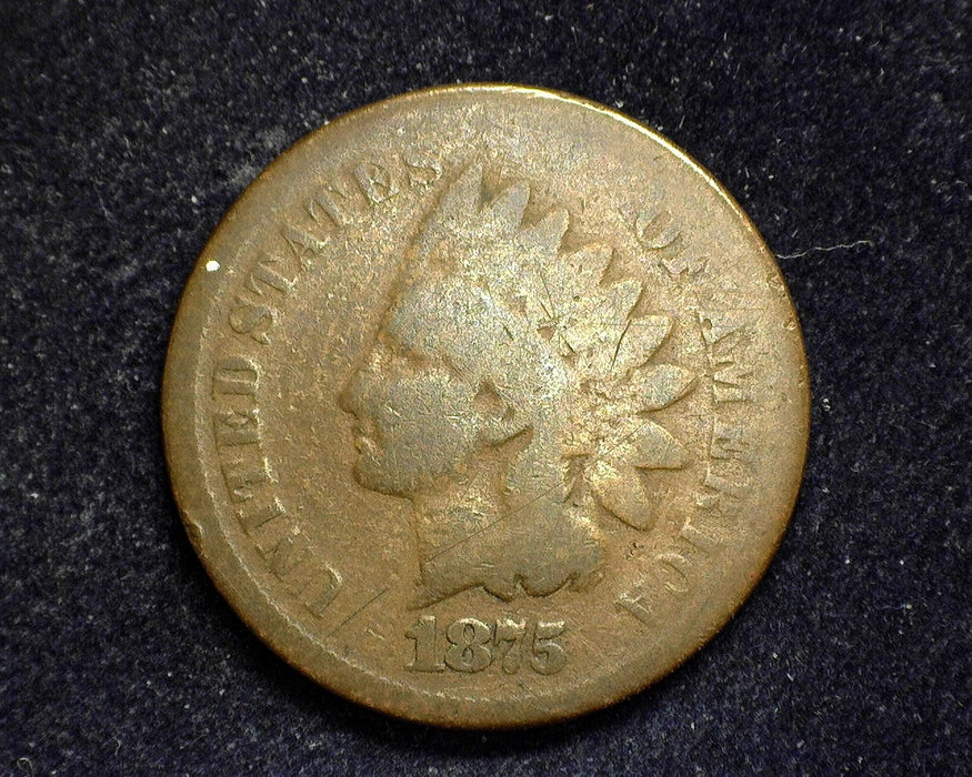 1875 Indian Head Penny/Cent G - US Coin