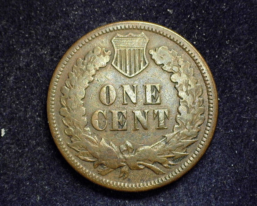 1875 Indian Head Penny/Cent F - US Coin