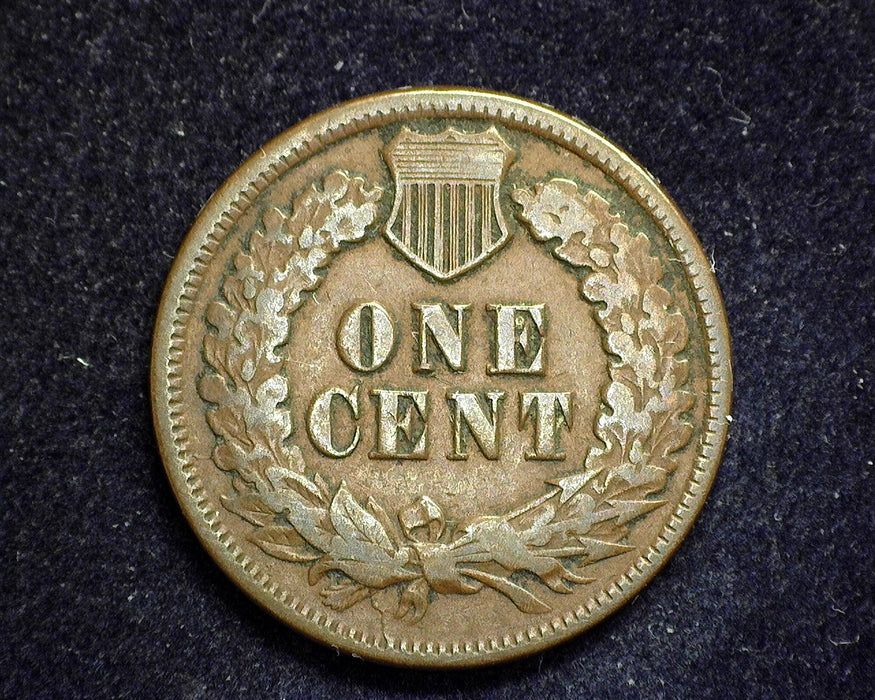 1878 Indian Head Penny/Cent VG/F - US Coin