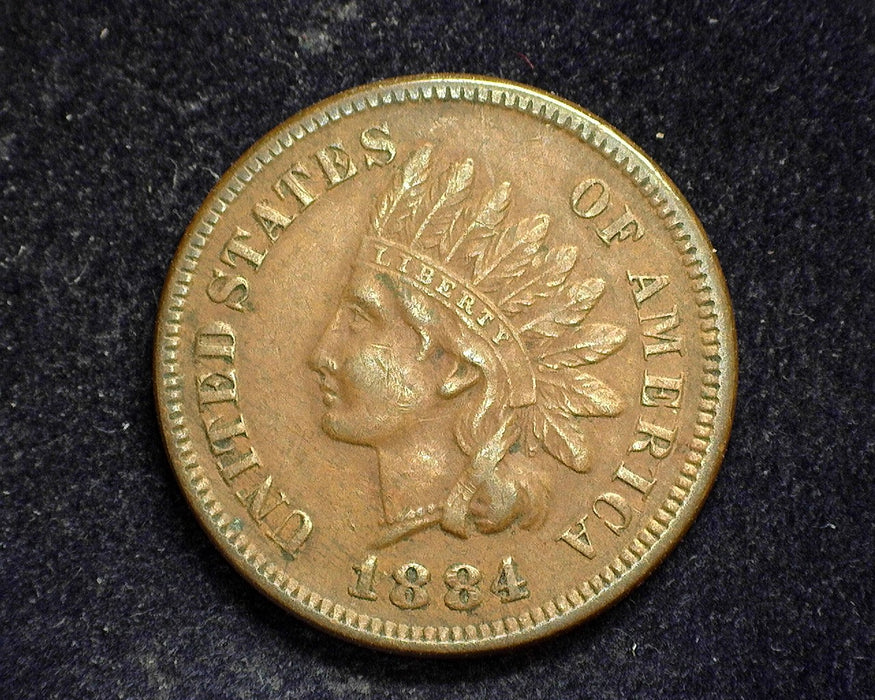 1884 Indian Head Penny/Cent XF - US Coin