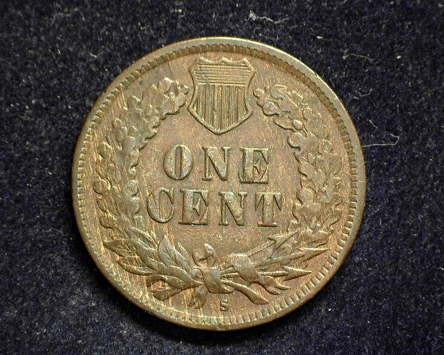 1908 S Indian Head Penny/Cent VF - US Coin