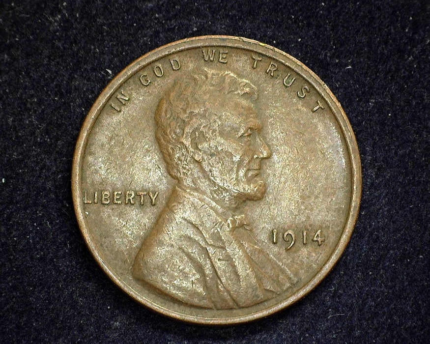 1914 Lincoln Wheat Penny/Cent XF - US Coin