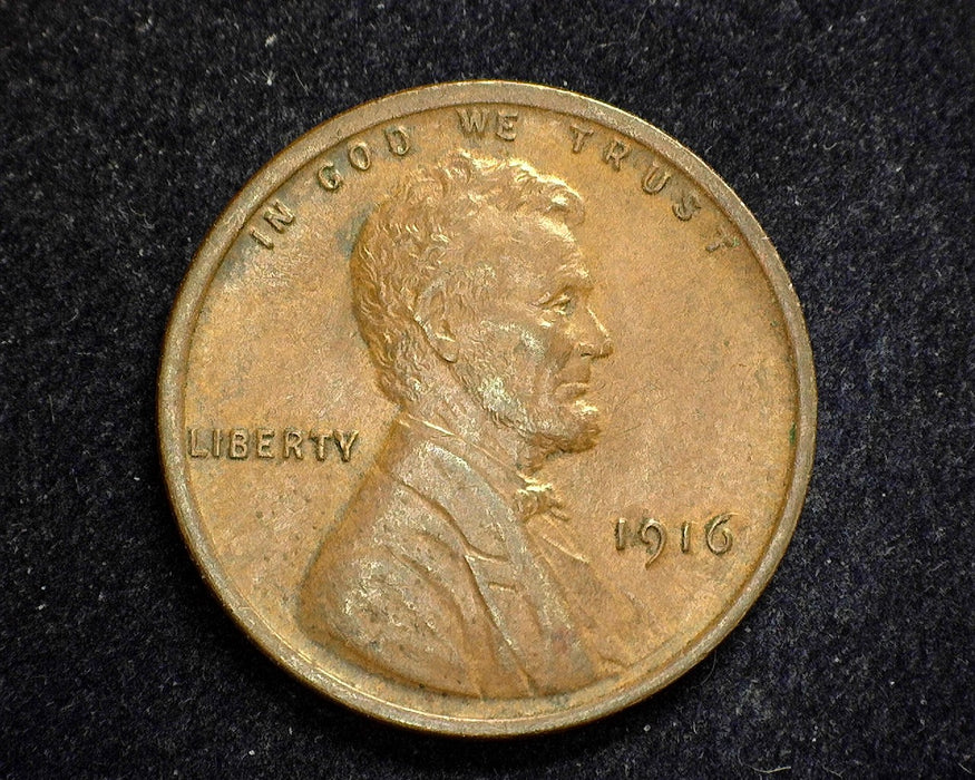 1916 Lincoln Wheat Penny/Cent XF - US Coin