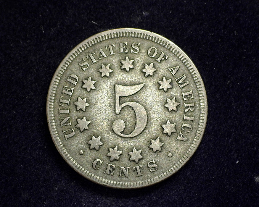 1868 Shield Nickel F - US Coin