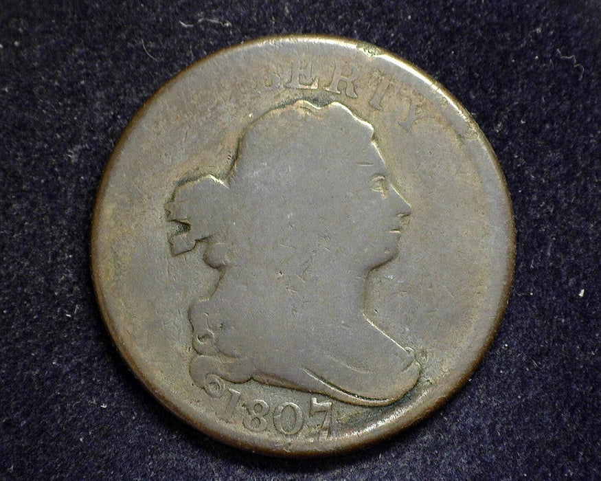 1807 Draped Bust Half Cent G - US Coin