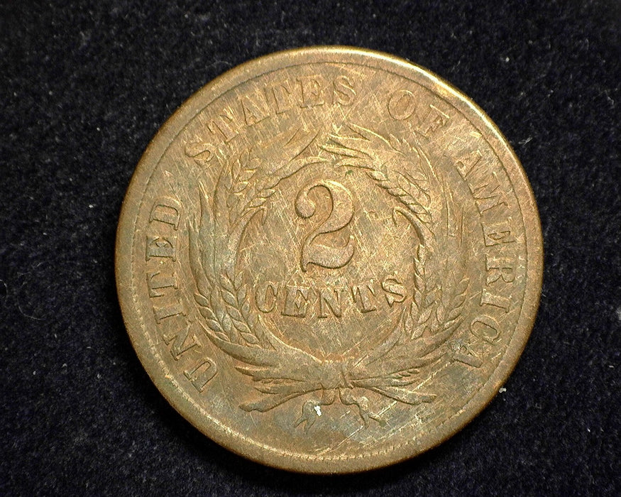 1864 Two Cent Piece G - US Coin