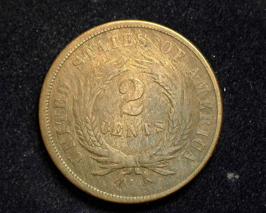 1865 Two Cent Piece G - US Coin