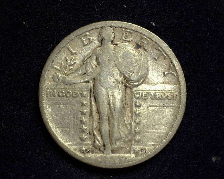 1918 S Type 1 Standing Liberty Quarter F - US Coin